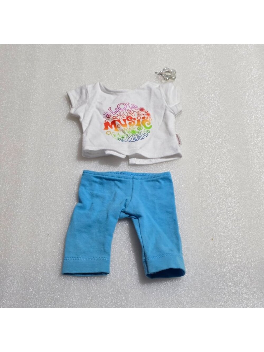American Girl Love & Music Summer‎ Outfit Blue Pants Hairclip for 18in Dolls